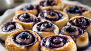 Blueberry Bliss: Cinnamon Rolls Reimagined