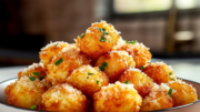 Crispy Parmesan Cauliflower Bites