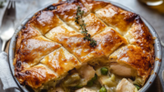 Hearty Chicken and Leek Pie
