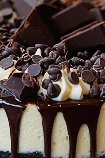Decadent Black-Bottom Cheesecake