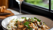Creamy Mushroom Stroganoff