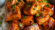Sweet and Savory Honey Garlic Salmon Bites