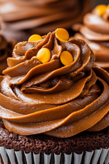 Indulgent Nutella Pumpkin Cupcakes