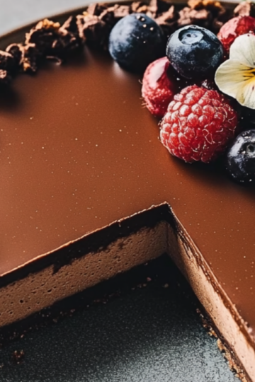 Indulgent Vegan Chocolate Cheesecake
