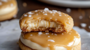 Salted Caramel Cheesecake Cookies