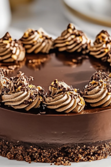 No-Bake Espresso Chocolate Cheesecake