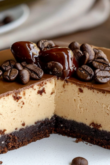 Coffee Brownie Cheesecake Delight