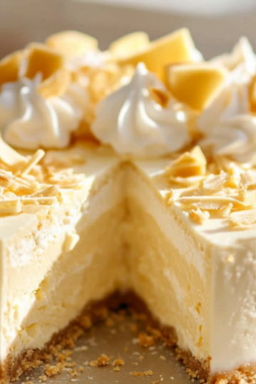 White Chocolate Pumpkin Cheesecake