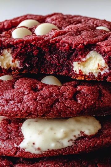 Red Velvet Cheesecake Cookies