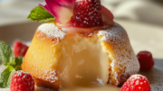 Decadent White Chocolate Lava Cake