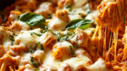 One Pot Chicken Parmesan Pasta