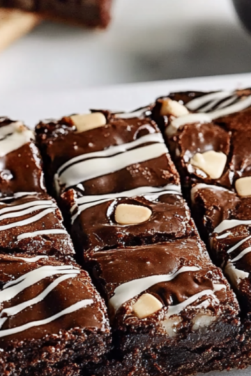 Decadent Honey Bun Brownies