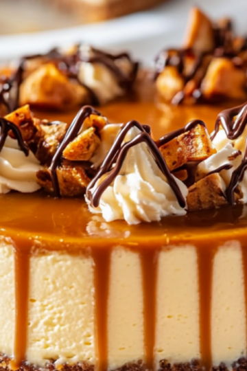 Autumn Delight: Sweet Potato Caramel Cheesecake