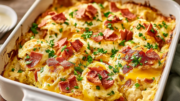 Easy Eggs Benedict Casserole