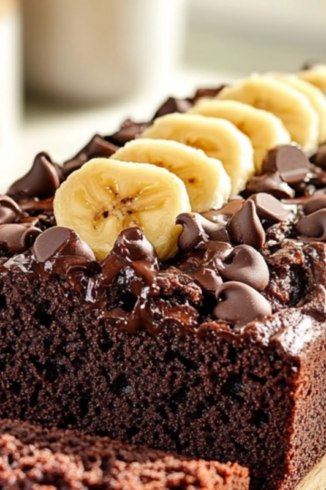 Indulgent Double Chocolate Banana Bread