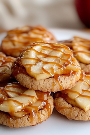 Caramel Apple Cinnamon Cookies