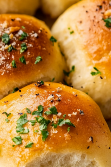 Garlic butter bread rolls