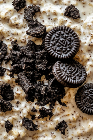 Cookies Cream Overnight Oats