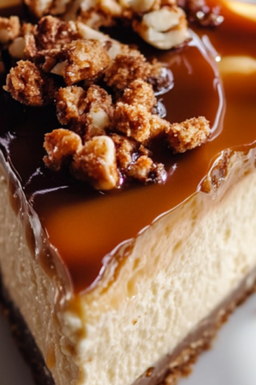 Caramel Crunch Cheesecake