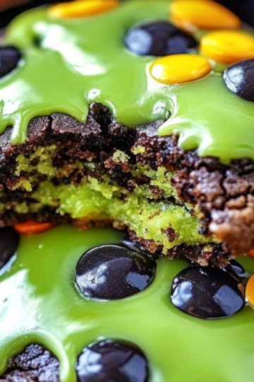 Slime-Filled Halloween Cookies
