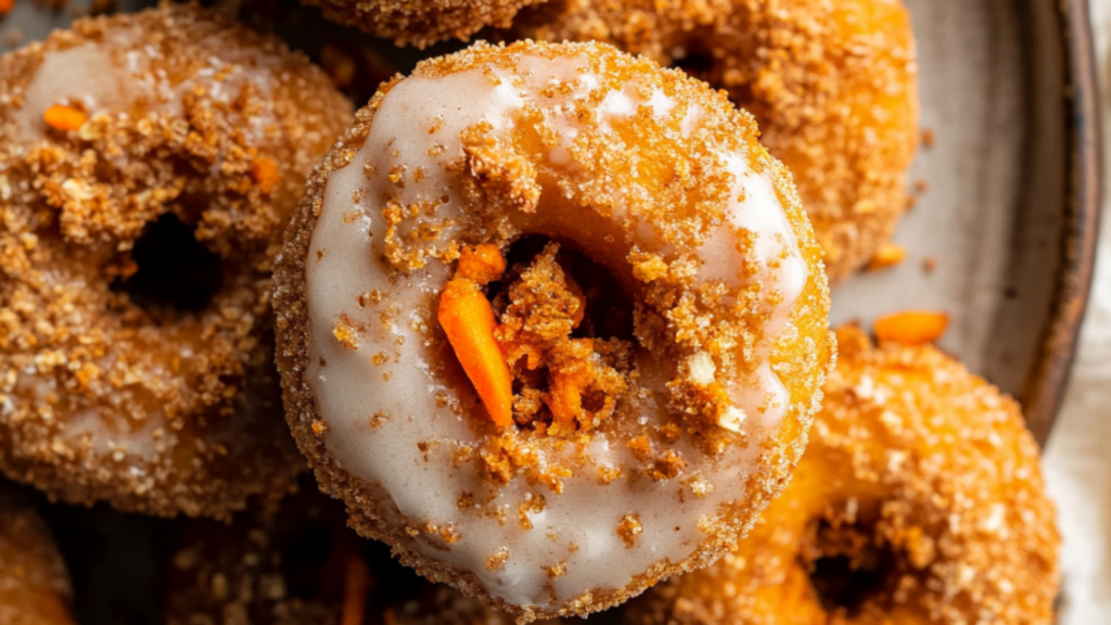 Vegan carrot donuts recipe