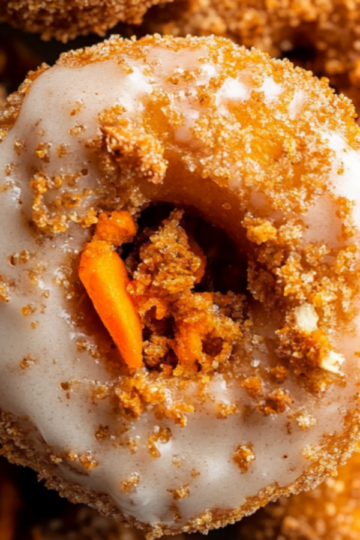 Vegan carrot donuts recipe