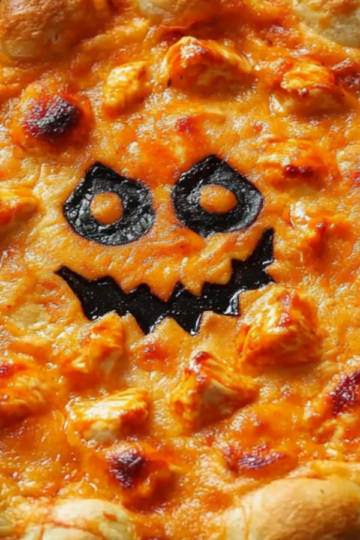 Halloween Buffalo Chicken Dip