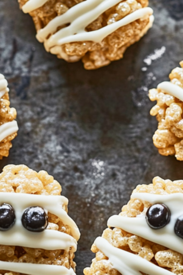 Rice Krispie Treat Mummies