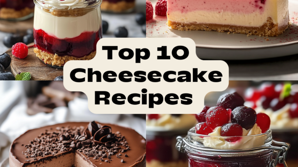 10 Cheesecake Masterpieces: Discover the Best Dessert Recipes You Must Try