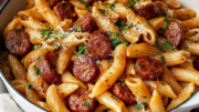 Spicy Cajun Pasta with Sausage