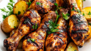 Grilled Chicken Drumsticks & Potatoes: A Perfect BBQ Meal