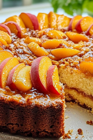 Peach Coffee Cake Recipe: Soft, Sweet & Perfect for Brunch