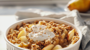 Simple Oat-Topped Apple & Pear Crumble