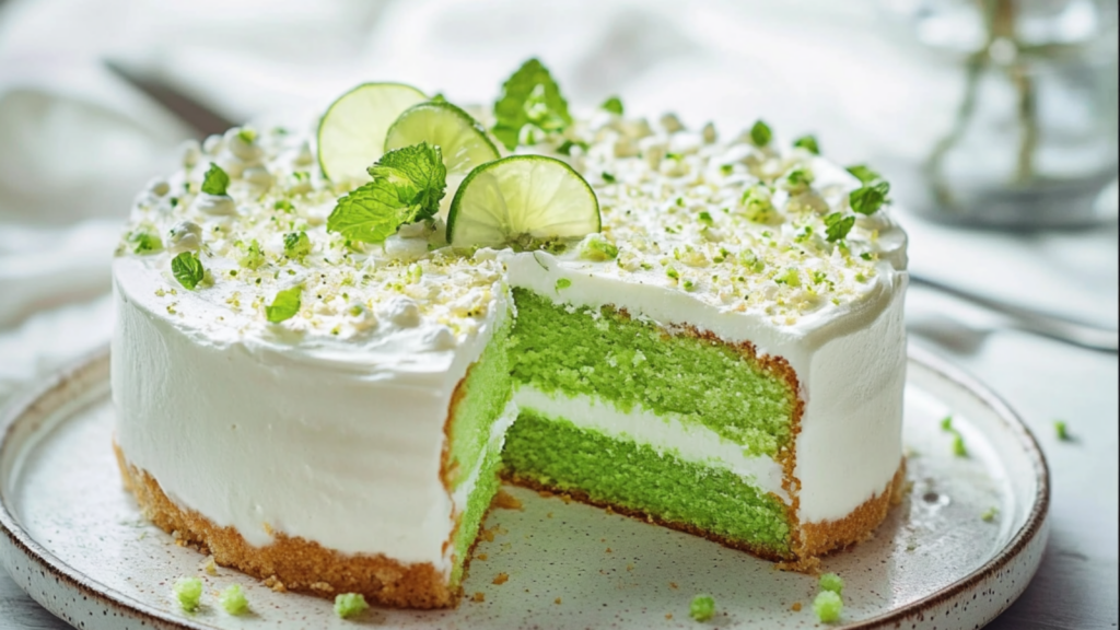 Refreshing Mojito Cake with Buttercream