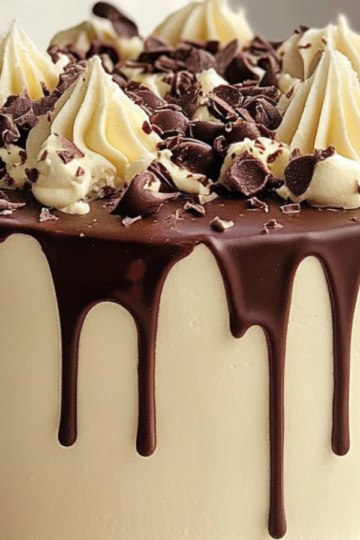 Elegant White Chocolate Drip Cake Recipe