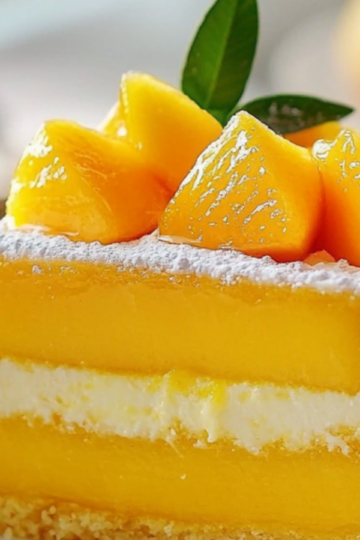 Tropical Mango Snack Cake Recipe