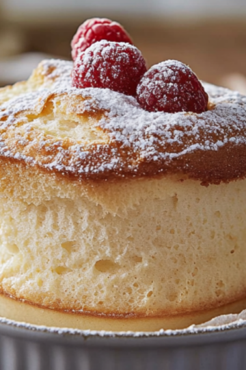 Fluffy Vanilla Soufflé Delight