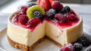 Classic New York Cheesecake with Fresh Fruit