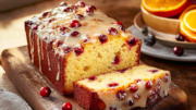Citrusy Glazed Cranberry Orange Loaf