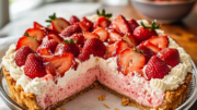 No-Bake Strawberry Shortcake Pie