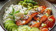 Mediterranean Salmon Bowl