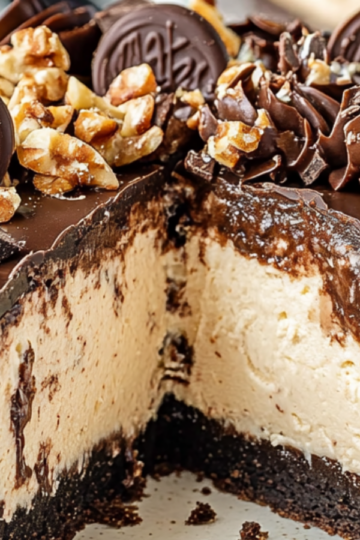 Decadent Chocolate Cookie Cheesecake