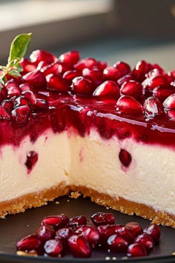 Pomegranate Cheesecake Recipe
