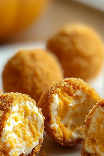 Pumpkin Cheesecake Bites