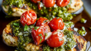Pesto Bruschetta Chicken: A Flavorful Mediterranean Delight