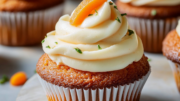 Carrot Cupcakes with Zesty Orange Icing