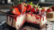Red Velvet Strawberry Cheesecake