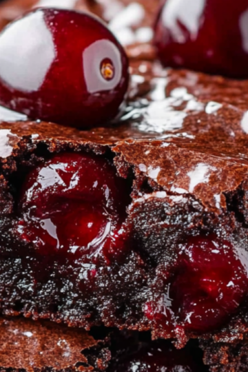 Decadent Chocolate Cherry Brownies