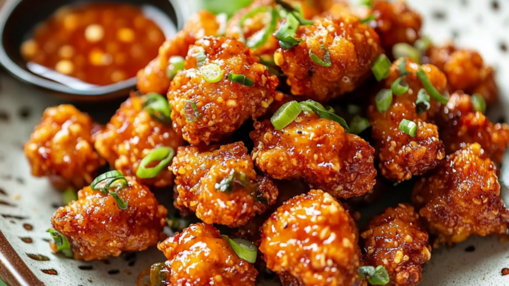 Crispy Baked Spicy Chicken Bites