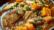 Hearty Chicken Stew with Quinoa & Butternut Squash